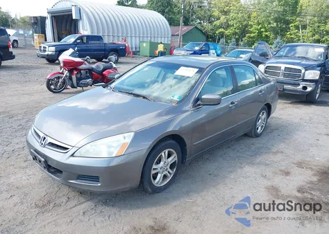 2006 Honda Accord 2.4 Ex из США, поврежденный, VIN 1HGCM56786A145049